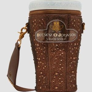 Betsey Johnson Kitsch Saucy Stout Beer Cup Crossbody St Patrick’s Day
